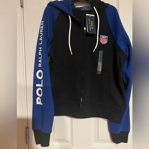 NWT Polo Ralph Lauren 1967 Shield Zip-Up Hoodie
